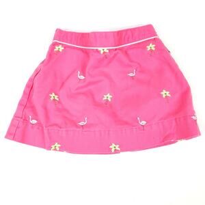 Oshkosh B'gosh Vintage Embroidered Flamingo Skort 24 Month Novelty Print Fairy